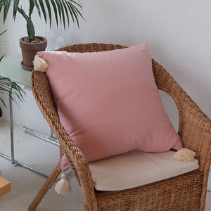 Pink Linen Tassel /30%sale/