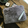 Fur Clutch Gray /25%SALE/