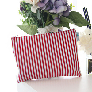 [Pouch] Simple Stripe Red /30%SALE/